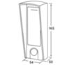 Козырёк для панели доступа PS-HF3-WF медный, уличный, совместимость UD-ACP502EM