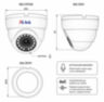 Комплект видеонаблюдения AHD 5Мп KIT-A510HD-MX