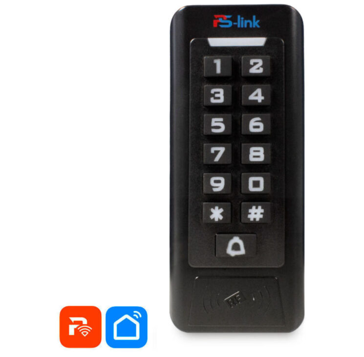 Панель доступа PS-C1EM-W с кодонаборной панелью /WIFI / 2000 пользователей / IP68 / Пластик / Мех кнопки