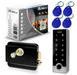 Система СКУД  KIT-TF2EM-WP-W-B отпечаток пальца, кодовая панель, металлическая, RFID, WIFI