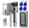 Система СКУД KIT-S601EM-WP-W-350LED электромагнитный замок 350 кг, панель WIFI металлическая, 2000 пользователей, всепогодная